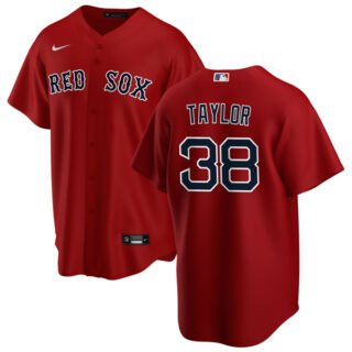 Men's Boston Red Sox #38 Josh Taylor Jersey Cool Base Red