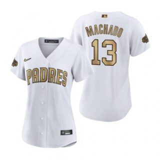 Women's Manny Machado San Diego Padres 2022 MLB All-Star Game White Stitched Jersey