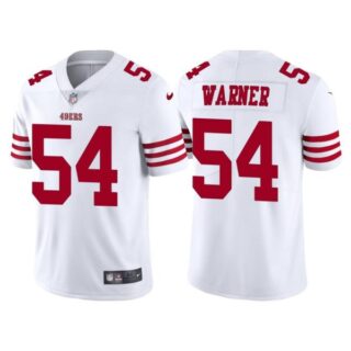Men's San Francisco 49ers Fred Warner 2022 Vapor Limited Stitched Jersey White