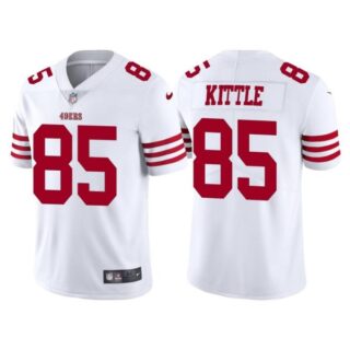 Men's San Francisco 49ers George Kittle 2022 Vapor Limited Stitched Jersey White
