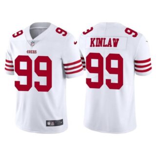 Men's San Francisco 49ers Javon Kinlaw 2022 Vapor Limited Stitched Jersey White