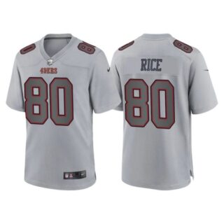 Youth San Francisco 49ers Jerry Rice Gray Atmosphere Fashion Stitched Jersey