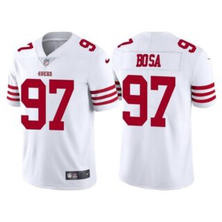 Men's San Francisco 49ers Nick Bosa 2022 Vapor Limited Stitched Jersey White