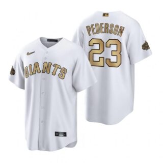 Men's Cool Base Joc Pederson San Francisco Giants 2022 MLB All-Star Game White Stitched Jersey