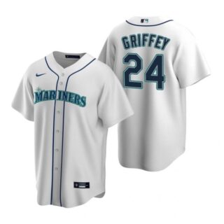 Men's Ken Griffey Jr. Seattle Mariners Cool Base Jersey White White