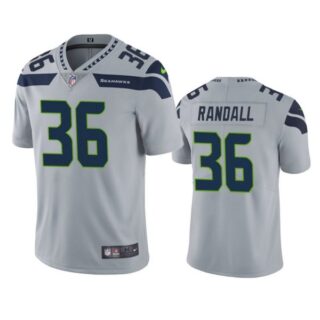 Men's #36 Damarious Randall Seattle Seahawks Limited Jersey Stitched Gray
