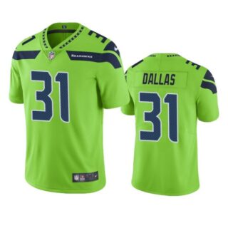 Men's #31 Deejay Dallas Seattle Seahawks Limited Jersey Stitched Green