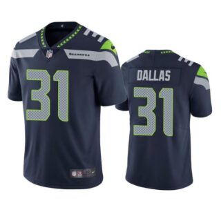 Men's #31 Deejay Dallas Seattle Seahawks Limited Jersey Stitched Navy