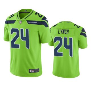 Men's #24 Marshawn Lynch Seattle Seahawks Limited Jersey Stitched Green