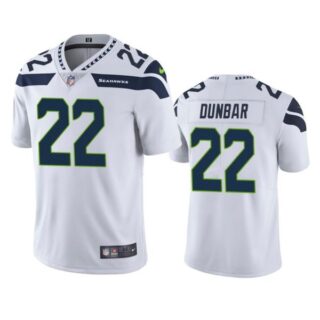Men's #22 Quinton Dunbar Seattle Seahawks Limited Jersey Stitched White