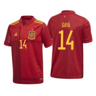 Men's Jose Luis Gaya Spain National Soccer Team Red Home Jersey