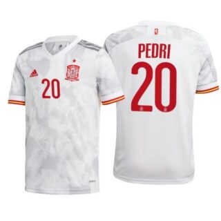 Men's Pedri Spain National Soccer Team White Away Jersey