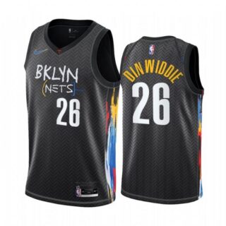 Men's Spencer Dinwiddie Brooklyn Nets Basketball Jersey Black