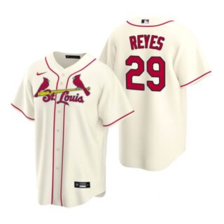 Men's Alex Reyes St. Louis Cardinals Cool Base Jersey Gray Cream