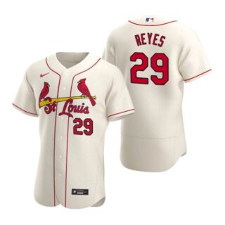 Men's Alex Reyes St. Louis Cardinals Flex Base Jersey Black Holographic Cream
