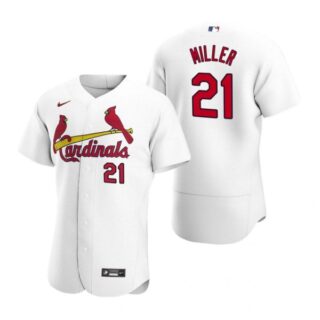 Men's Andrew Miller St. Louis Cardinals Flex Base Jersey Light Blue White