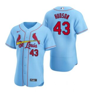 Men's Dakota Hudson St. Louis Cardinals Flex Base Jersey Cream Light Blue