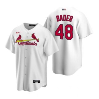 Men's Harrison Bader St. Louis Cardinals Cool Base Jersey White White