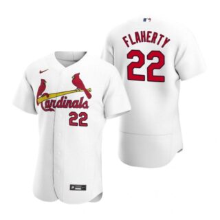 Men's Jack Flaherty St. Louis Cardinals Flex Base Jersey White Stars White