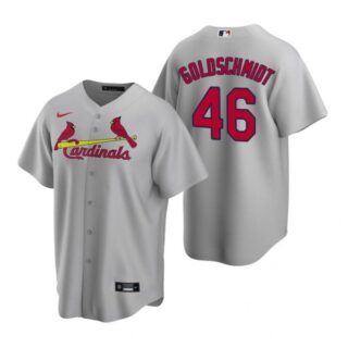 Men's Paul Goldschmidt St. Louis Cardinals Cool Base Jersey Cream Gray