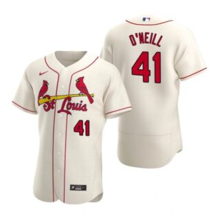 Men's Tyler O'Neill St. Louis Cardinals Flex Base Jersey White WS Cream