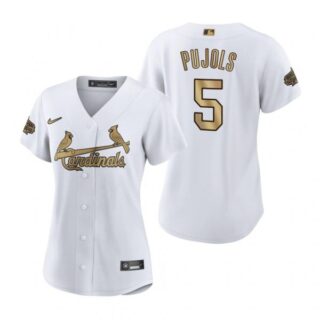 Women's Albert Pujols St. Louis Cardinals 2022 MLB All-Star Game White Stitched Jersey