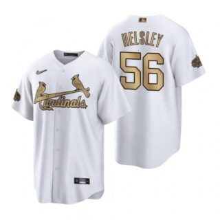 Men's Cool Base Ryan Helsley St. Louis Cardinals 2022 MLB All-Star Game White Stitched Jersey