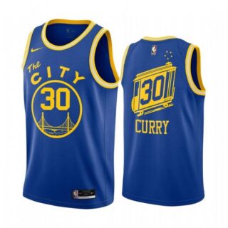 Men's Stephen Curry Golden State Warriors Basketball Jersey Royal