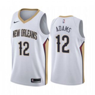 Men's Steven Adams New Orleans Pelicans Basketball Jersey White