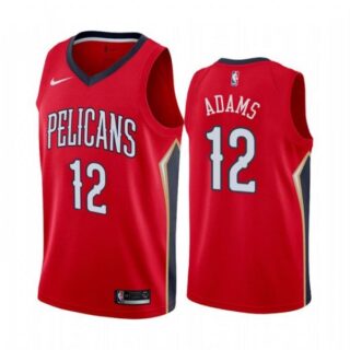 Men's Steven Adams New Orleans Pelicans Basketball Jersey Red