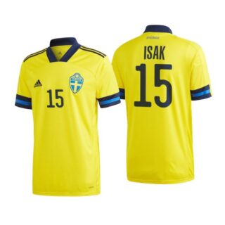 Men's Alexander Isak Sweden National Yellow Home Jersey