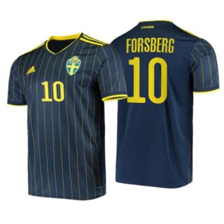 Men's Emil Forsberg Sweden National Night Indigo Away Jersey