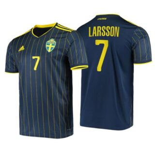 Men's Sebastian Larsson Sweden National Night Indigo Away Jersey