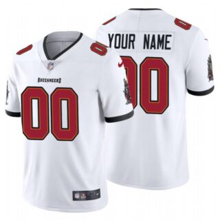 Youth Custom Tampa Bay Buccaneers Vapor Limited Jersey Stitched White