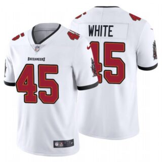Men's Devin White Tampa Bay Buccaneers Vapor Limited Jersey Stitched White