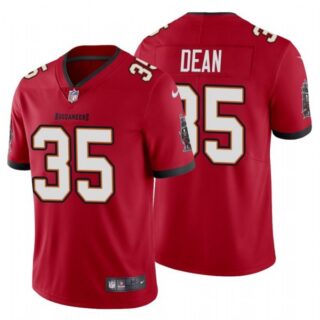 Men's Jamel Dean Tampa Bay Buccaneers Vapor Limited Jersey Stitched Red