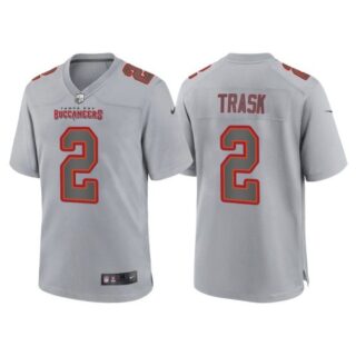 Youth Tampa Bay Buccaneers Kyle Trask Gray Atmosphere Fashion Stitched Jersey