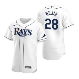 Men's Francisco Mejia Tampa Bay Rays Flex Base Jersey White White
