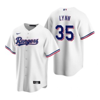 Men's Lance Lynn Texas Rangers Cool Base Jersey Gray White