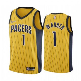 Men's T.J. Warren Indiana Pacers Basketball Jersey Gold