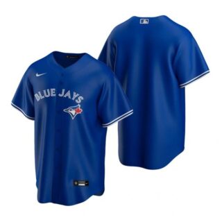 Men's Blank Toronto Blue Jays Cool Base Jersey Royal Royal