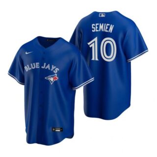 Men's Marcus Semien Toronto Blue Jays Cool Base Jersey Powder Blue Royal