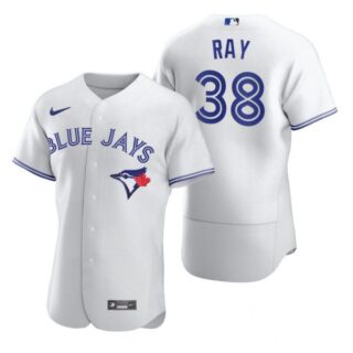 Men's Robbie Ray Toronto Blue Jays Flex Base Jersey White White