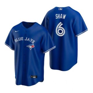 Men's Travis Shaw Toronto Blue Jays Cool Base Jersey Powder Blue Royal
