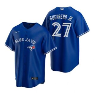Men's Vladimir Guerrero Jr. Toronto Blue Jays Cool Base Jersey White Royal