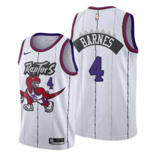 Men's Scottie Barnes Toronto Raptors 2021 NBA Draft Jersey White Classic
