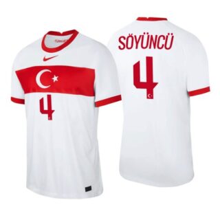 Men's Caglar Soyuncu Turkey National White Home Jersey