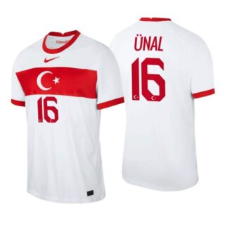 Men's Enes Unal Turkey National White Home Jersey
