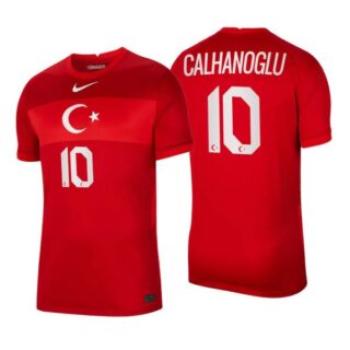 Men's Hakan Calhanoglu Turkey National Red Away Jersey