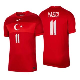 Men's Yusuf Yazici Turkey National Red Away Jersey